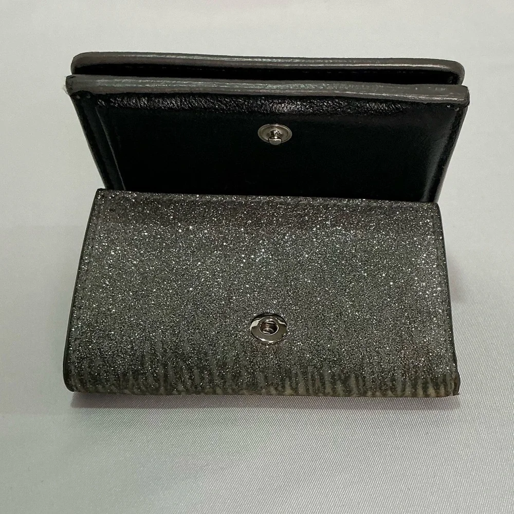 Balenciaga Silver glitter Paper Mini Wallet - Picture 15 of 16